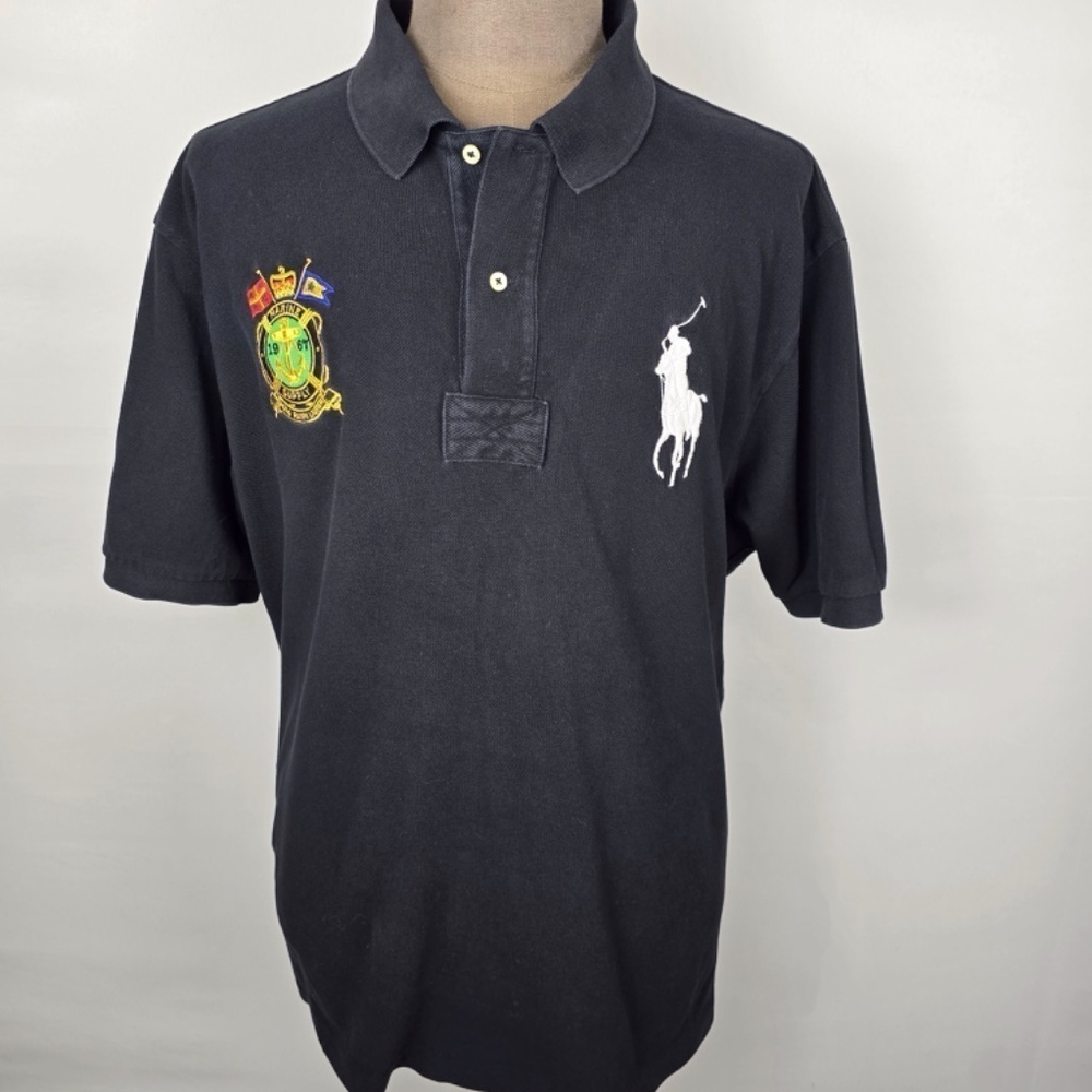 Polo Ralph Lauren Men's Marine Supply 1967 Large Pony Golf Polo Shirt Size 3XB